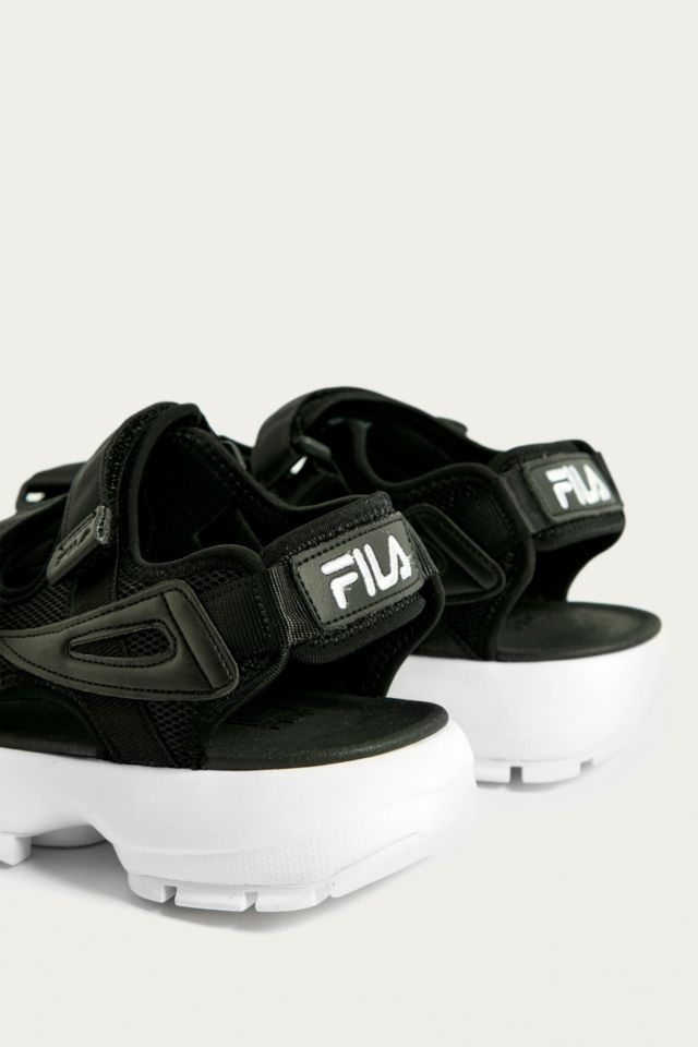 Fila disruptor outlet sandal black