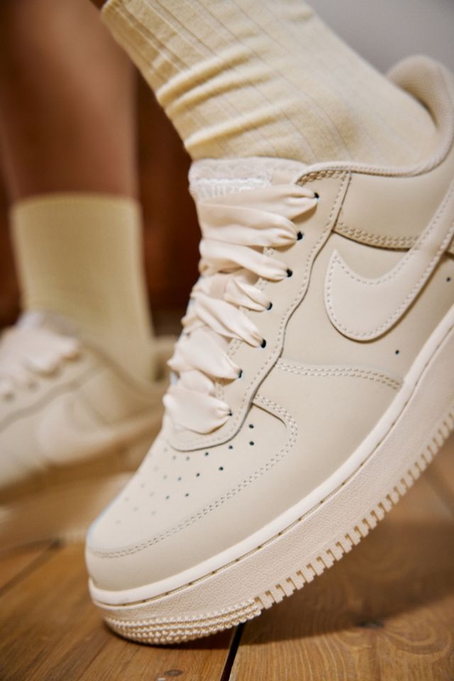 Nike Retro Beige Air Force 1 Trainers #1
