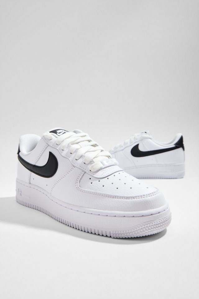 Nike Weiß & Schwarz Air Force 1 Sneaker #1