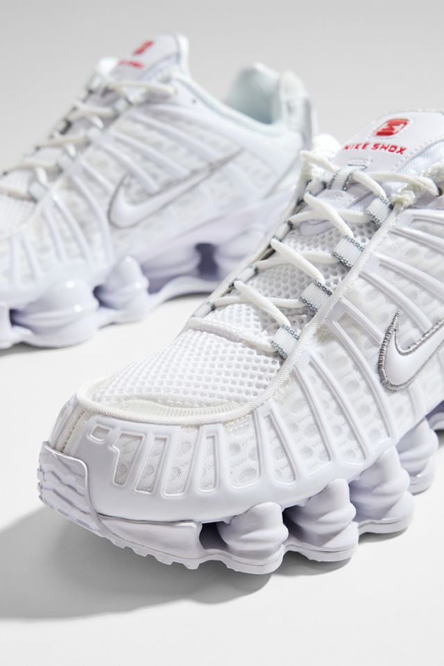 Baskets Nike Shox TL blanches #2