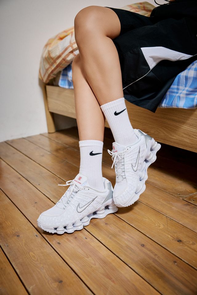 Nike White Shox TL Trainers #1