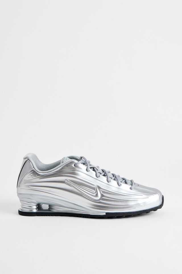 Nike Silber Metallic Shox Z Sneaker #3