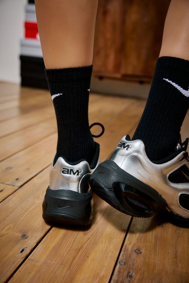 Nike Black & Silver Air Max Muse Trainers #2