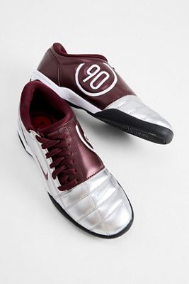 Scarpe da ginnastica Nike T90 Argento Metallizzato e Bordeaux