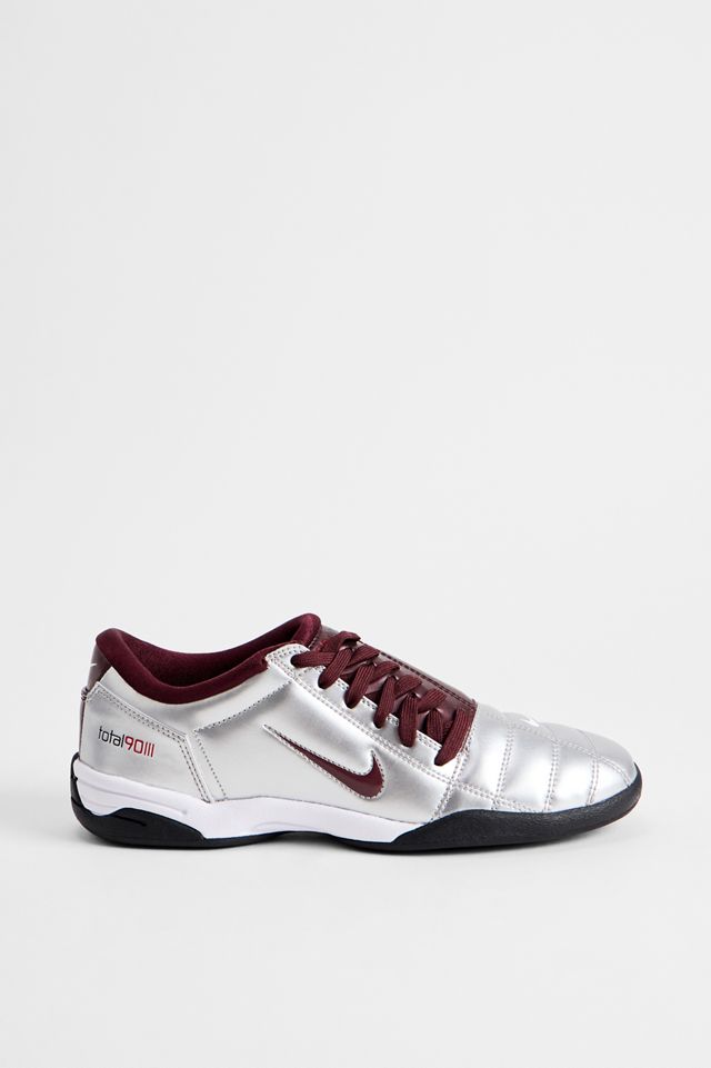 Scarpe da ginnastica Nike T90 Argento Metallizzato e Bordeaux #1