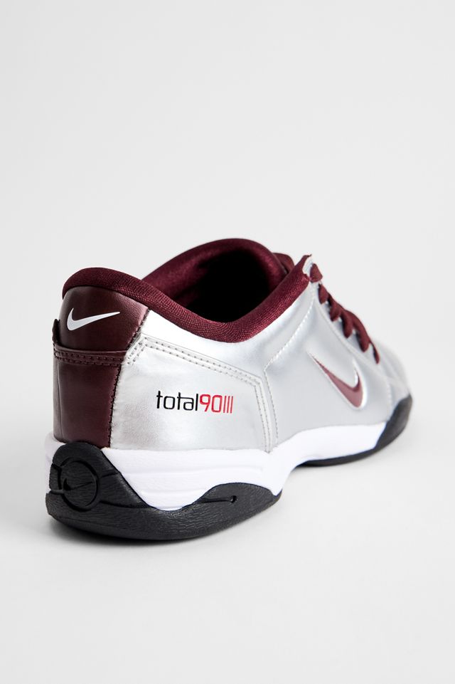 Scarpe da ginnastica Nike T90 Argento Metallizzato e Bordeaux #2