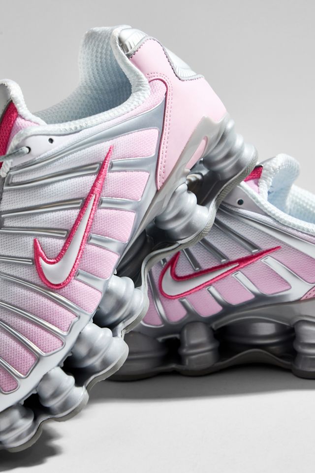 Nike Weiße & Rosa Shox TL Sneaker #3