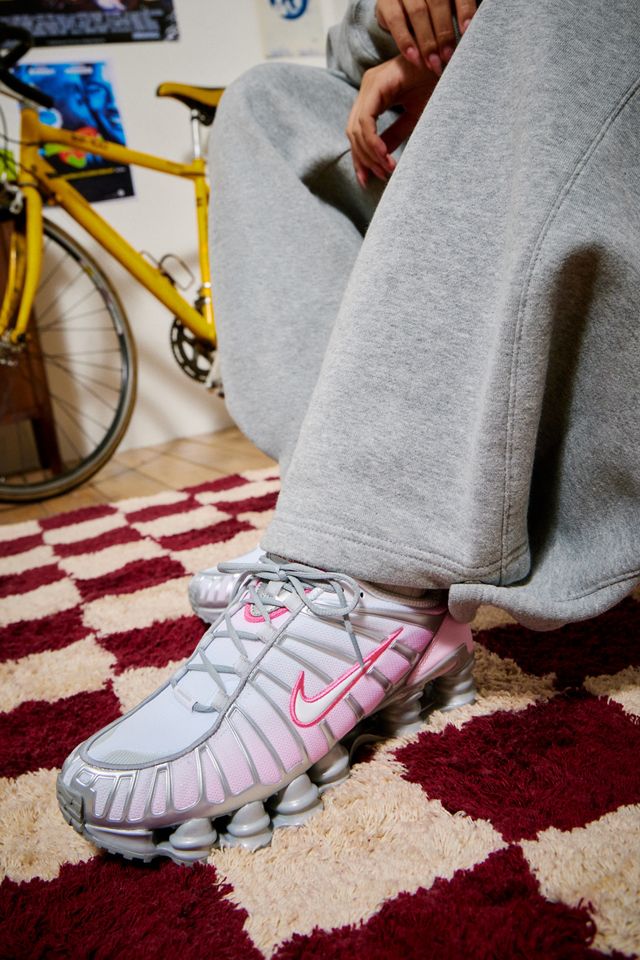 Nike Weiße & Rosa Shox TL Sneaker #4