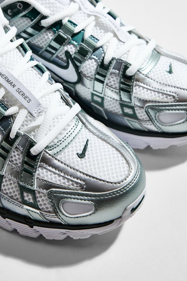 Scarpe da Ginnastica Nike P-6000 Bianche e Verdi #2