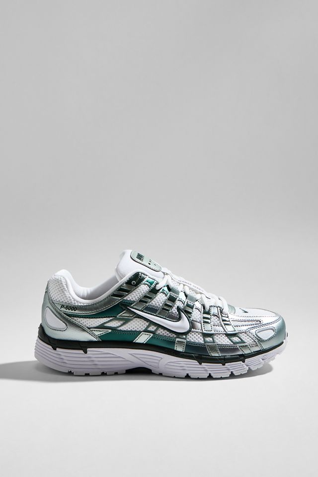 Scarpe da Ginnastica Nike P-6000 Bianche e Verdi #3