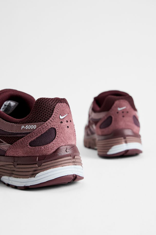 Nike Burgunderrote P-6000 Sneaker #4