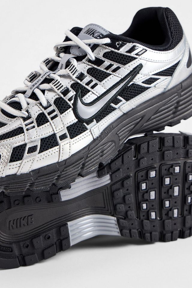 Nike Black & Silver P-6000 Trainers #1