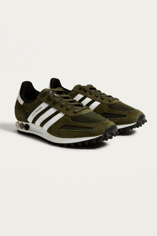 Adidas Shoes Adidas La Trainer Olive Green La Trainers Green New