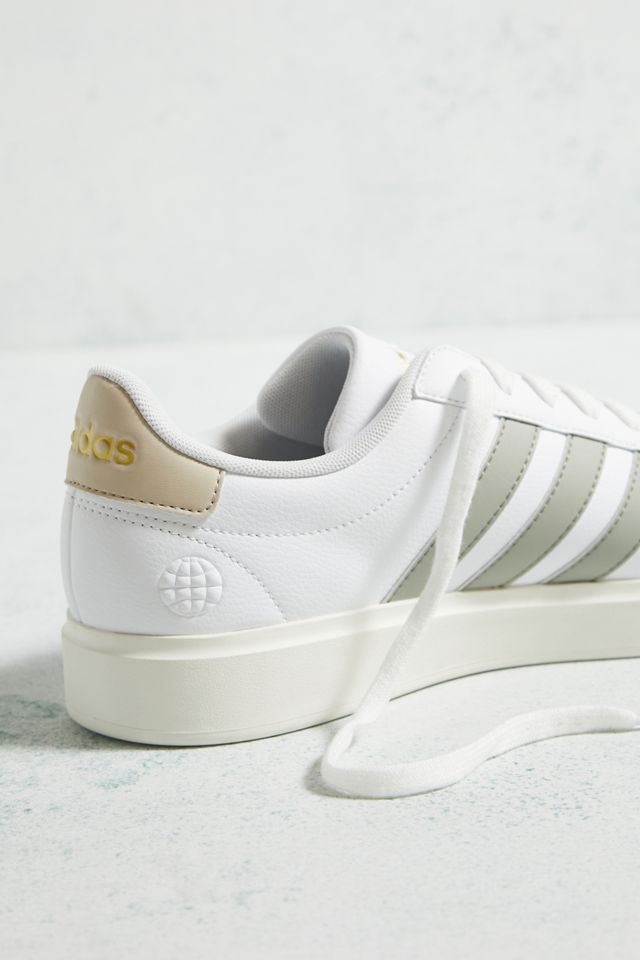 adidas White Grand Court 2.0 Trainers #2