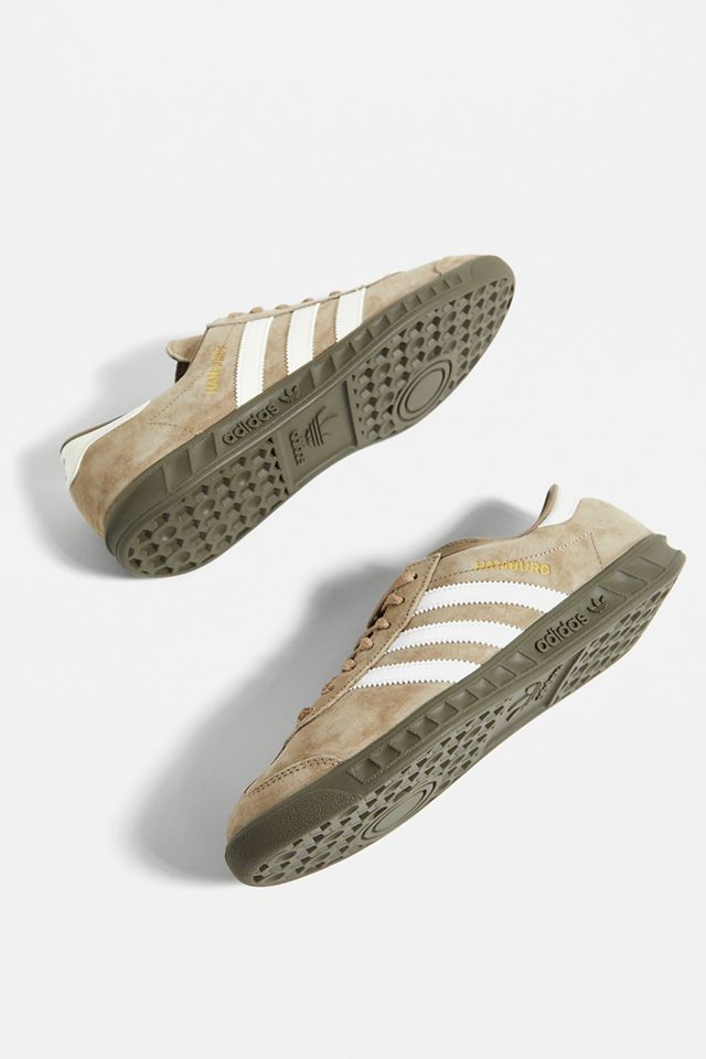 adidas Chalk Brown Hamburg Trainers #4