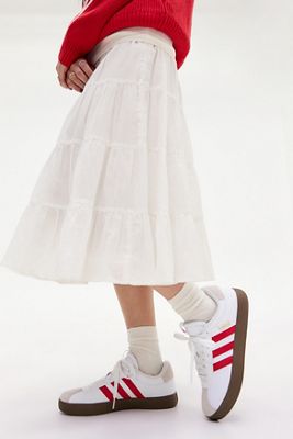 adidas White & Red VL Court 3.0 Trainers
