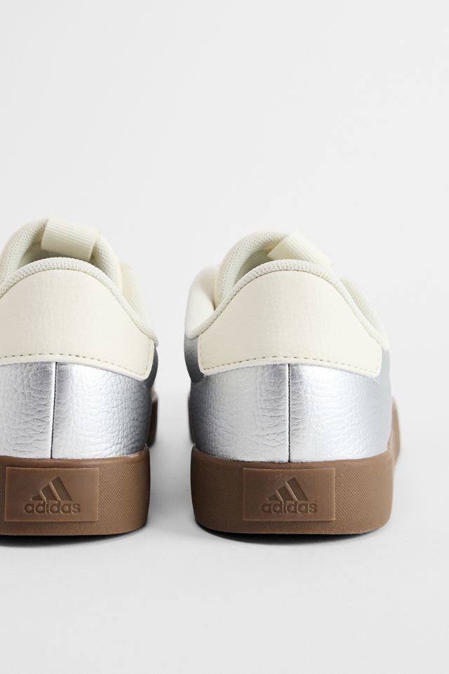 adidas Silver VL Court 3.0 Trainers #4