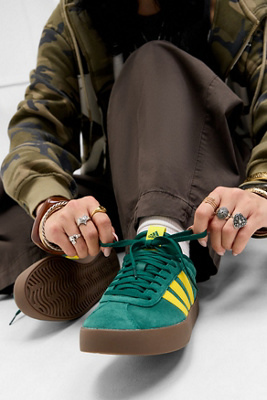 adidas Green VL Court 3.0 Trainers - Green Shoe UK 6 at Urban Outfitters