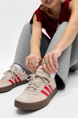 adidas Beige VL Court 3.0 Trainers - Beige Shoe UK 7 at Urban Outfitters