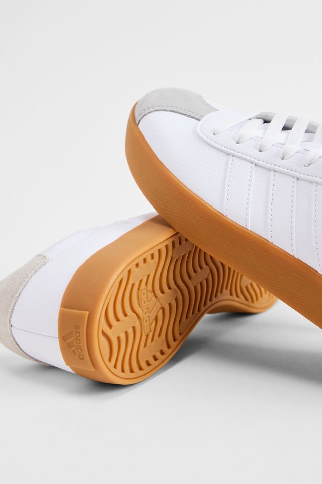 adidas White VL Court 3.0 Trainers #2
