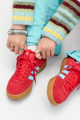 Scarpe da Ginnastica Adidas VL Court Rosso-Blu