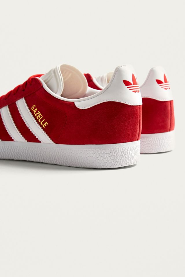 adidas Originals Gazelle Red Suede Trainers #4