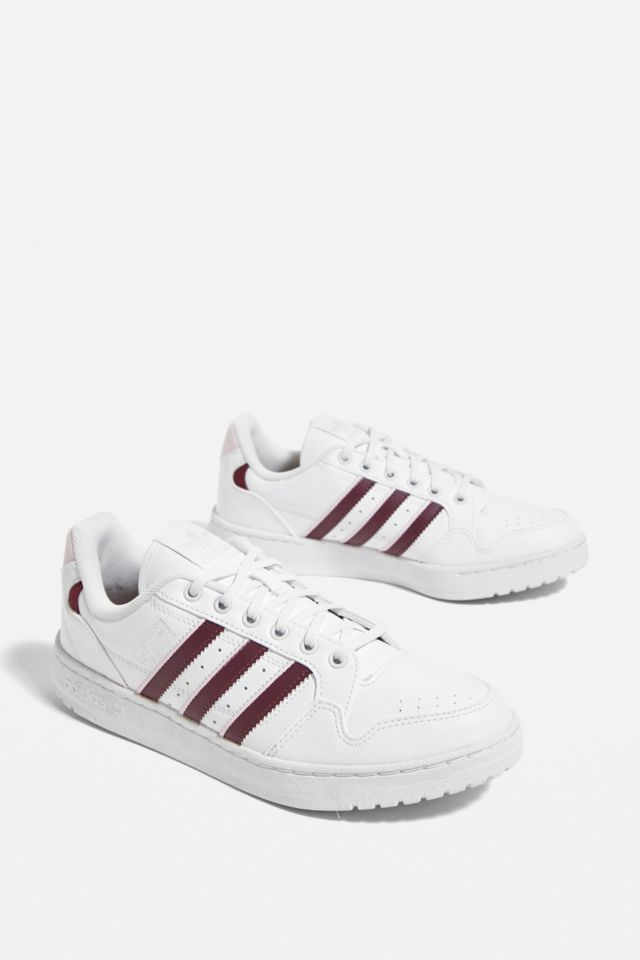 Adidas new best sale york trainers burgundy