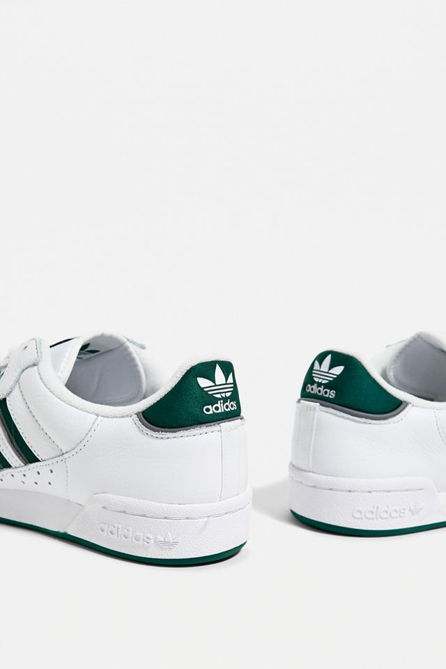 adidas - Baskets Continental 80 à rayures blanc et vert #3