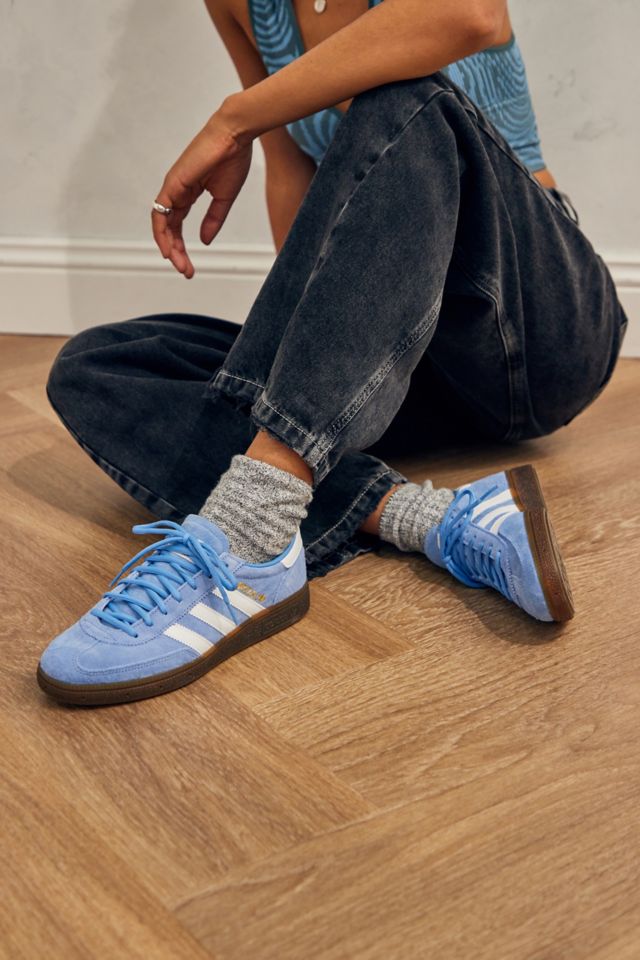 Adidas sky hot sale blue trainers