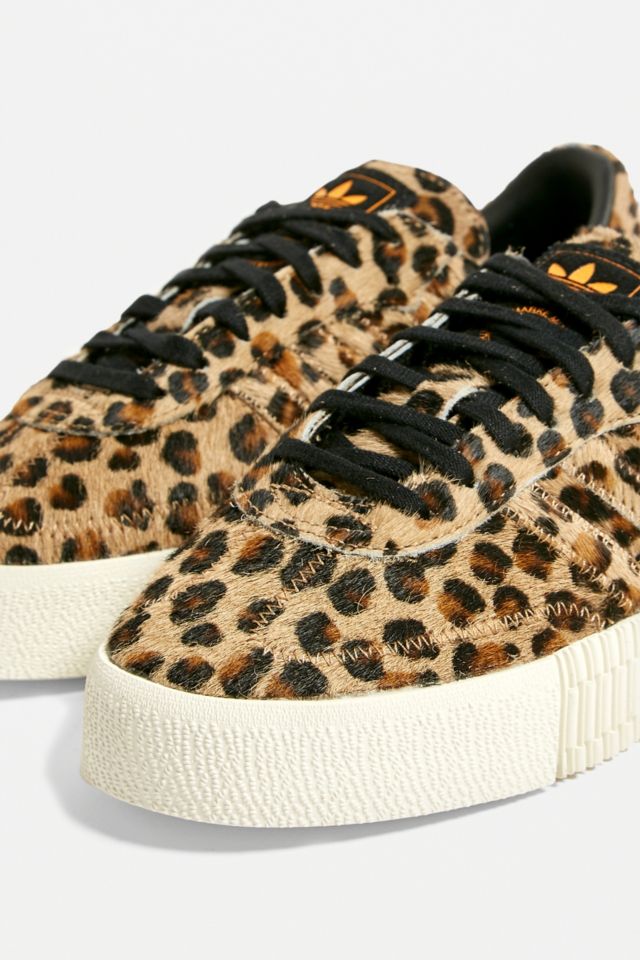 adidas Originals Rose Leopard Print Trainers Urban Outfitters UK