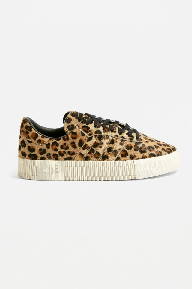 Adidas sambarose outlet leopard