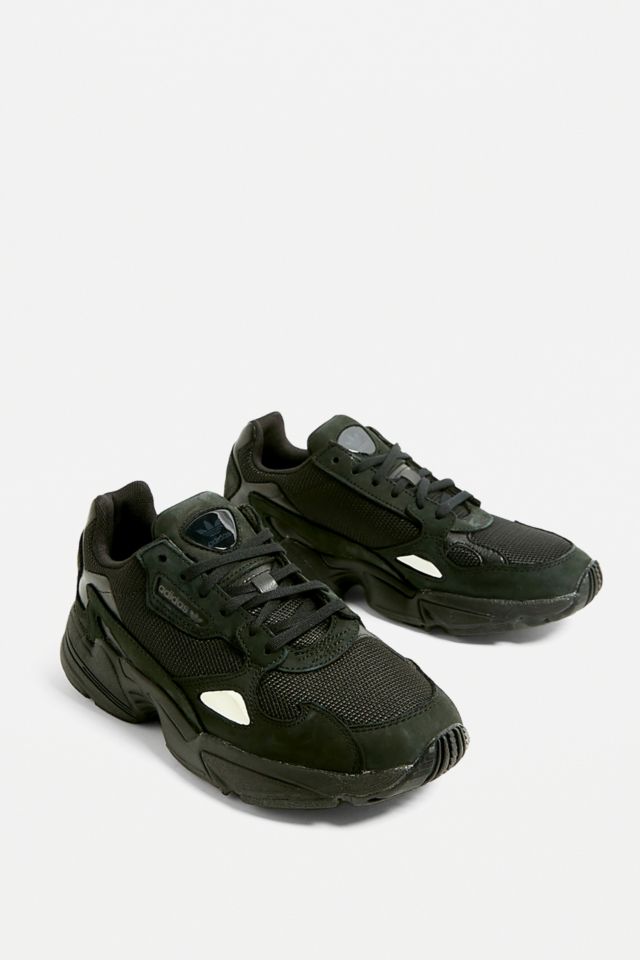 Adidas originals falcon core black trainers best sale