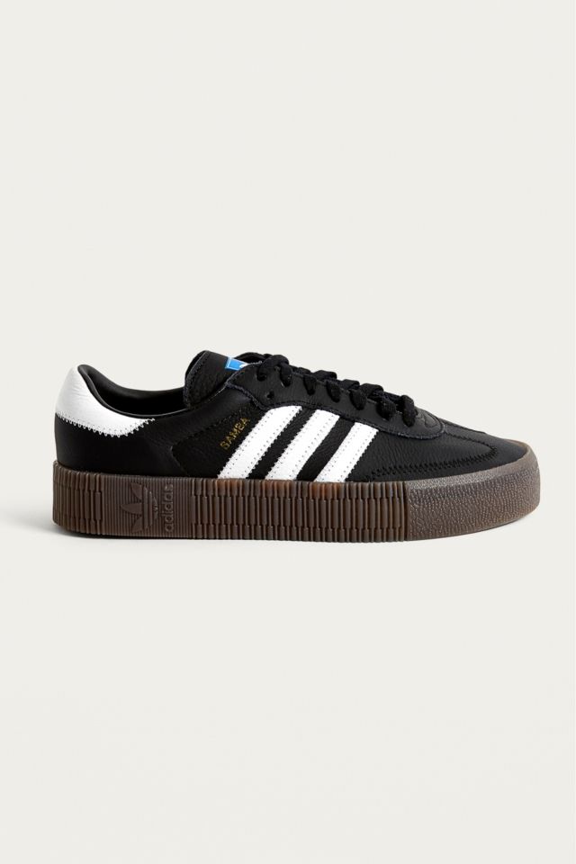 adidas Originals Samba Rose Black Trainers | Urban Outfitters UK