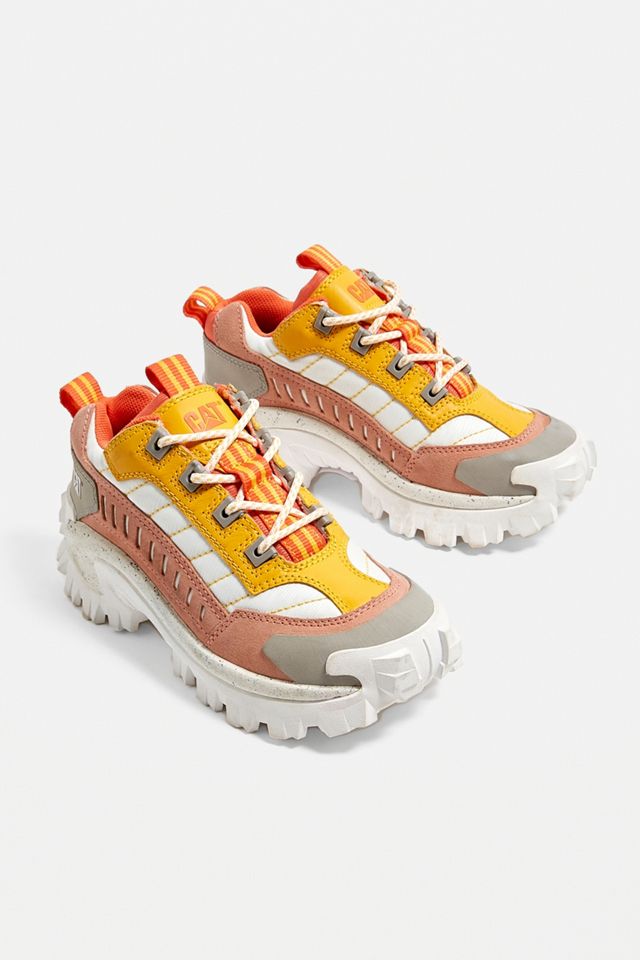 CAT Footwear - Baskets Intruder 2 jaunes et roses #1