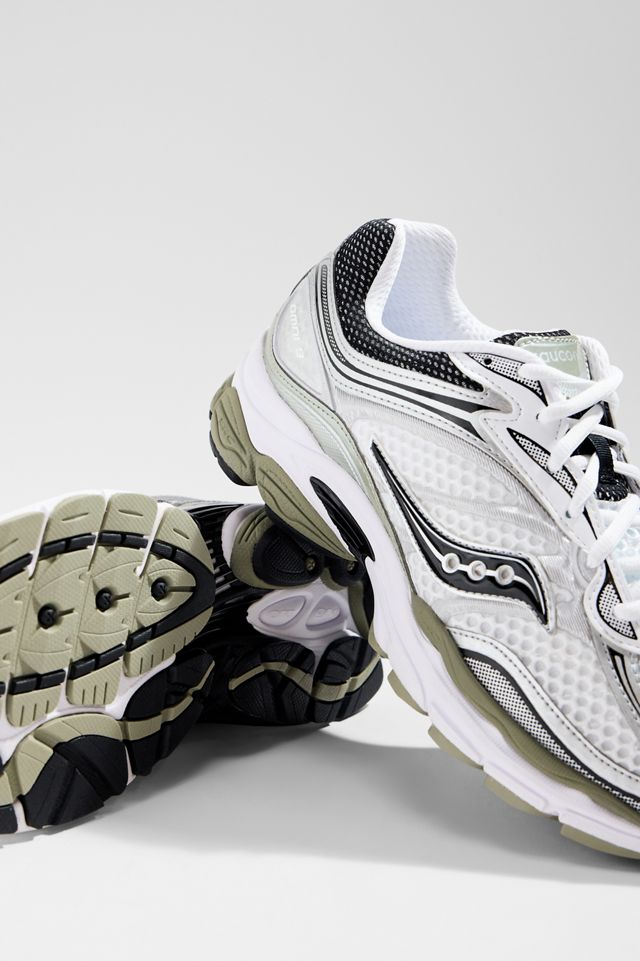 Saucony Weiße & Grüne ProGrid Guide 7 Sneaker #4