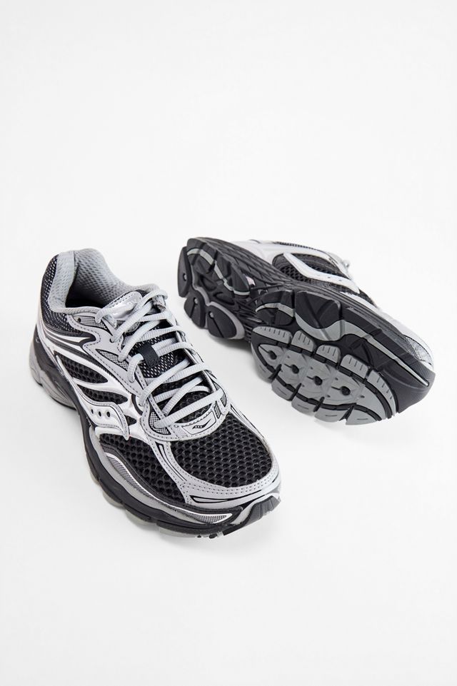 Saucony Schwarz & Silber Progrid Guide 7 Turnschuhe #1