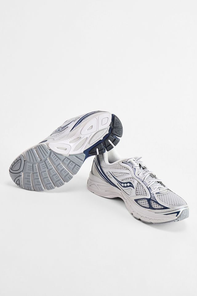 Saucony Graue & Marineblaue ProGrid Guide 7 Sneaker #1