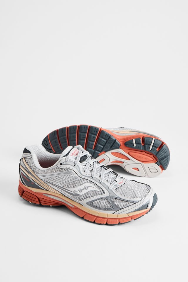 Scarpe da ginnastica Saucony Grigie e Arancioni Progrid 7 #1