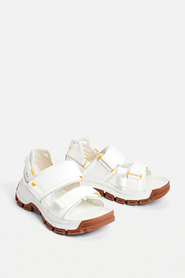 CAT Footwear Progressor White Buckle Sandals #3