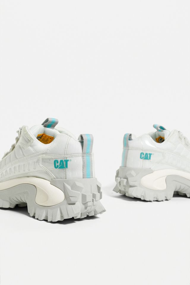 CAT Footwear Trainer in gel intruso bianco e grigio #1