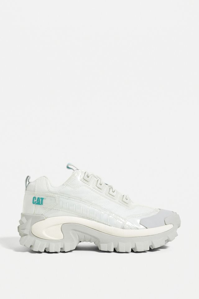 CAT Footwear Trainer in gel intruso bianco e grigio #2