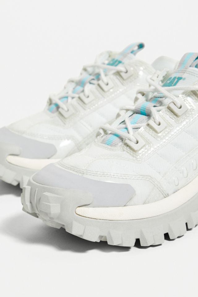 CAT Footwear Trainer in gel intruso bianco e grigio #3