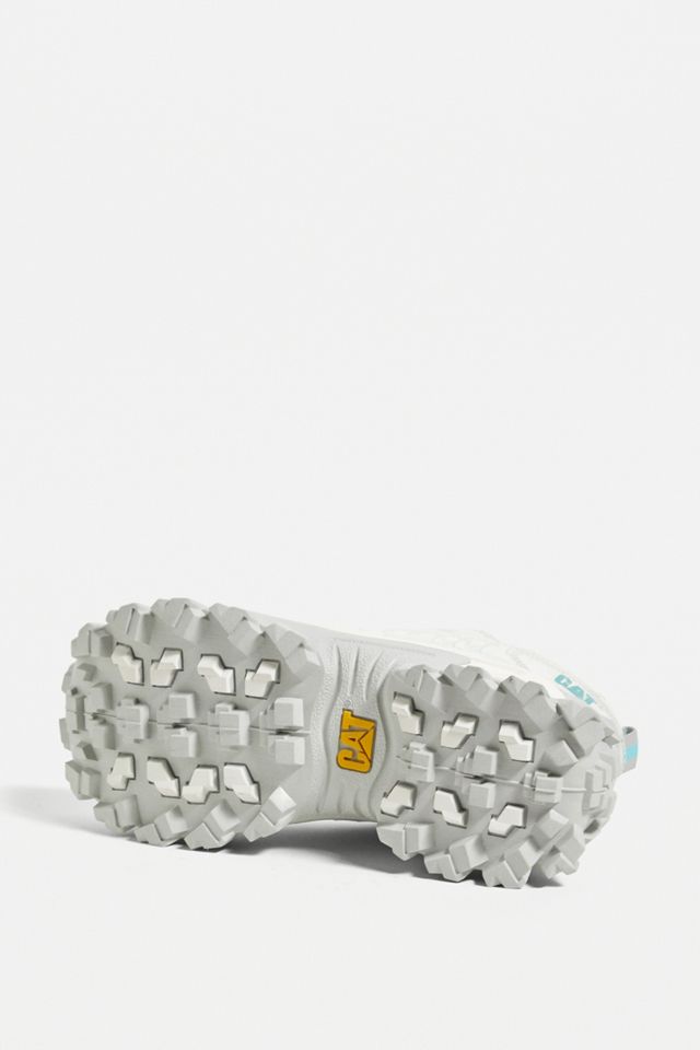 CAT Footwear Trainer in gel intruso bianco e grigio #4