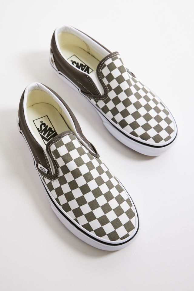 Vans Checkerboard Classic Slip On Shoes