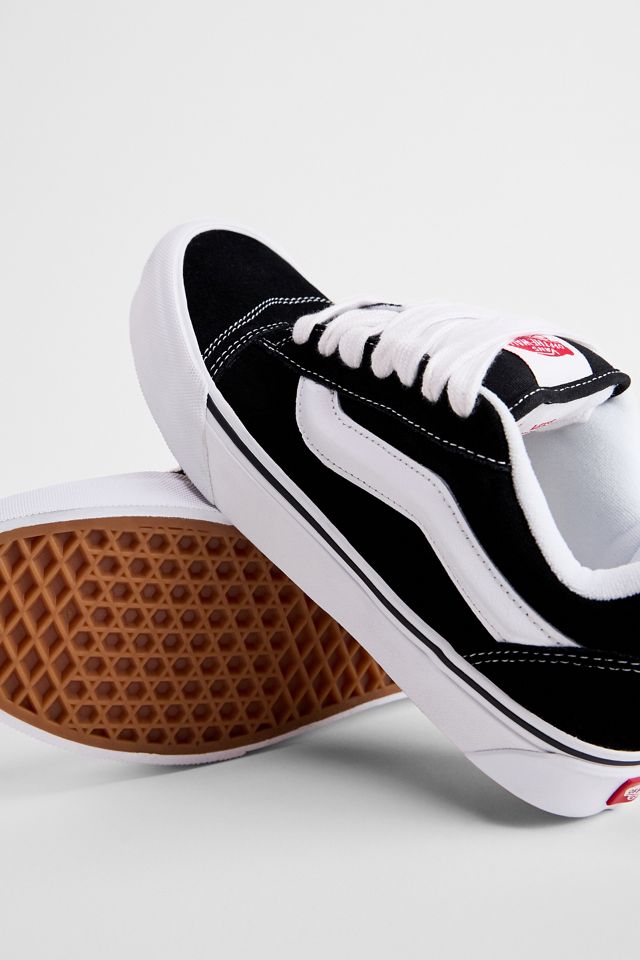 Scarpe da ginnastica Vans Knu Skool bianche e nere #3