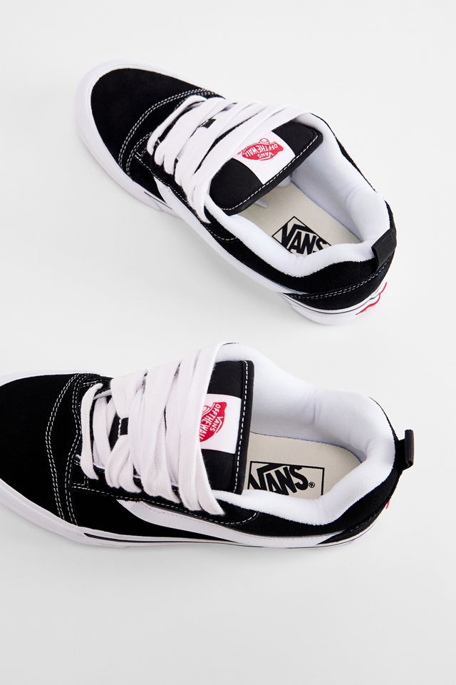 Scarpe da ginnastica Vans Knu Skool bianche e nere #4
