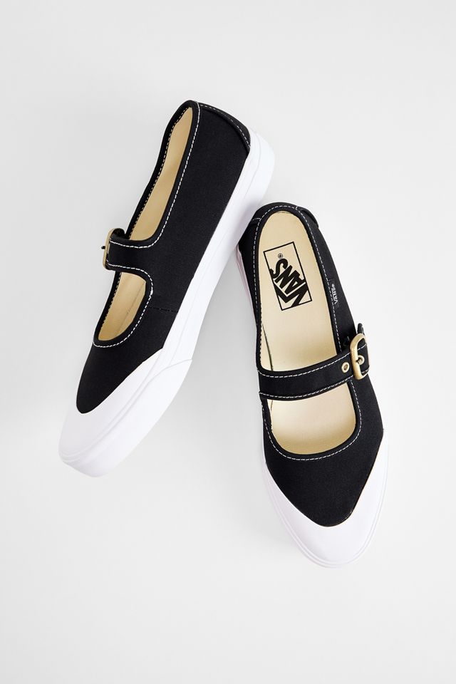 Vans Black & White Mary Jane Shoes #1