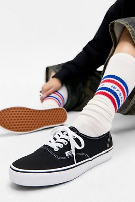 Vans Black & White Authentic Trainers
