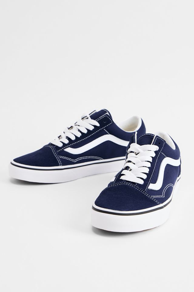 Vans Marine & Weiß Old Skool Turnschuhe #3