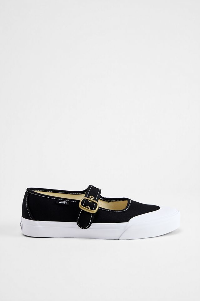Chaussures Mary Jane noires et blanches Vans #2